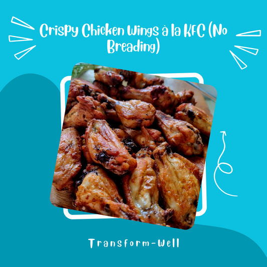 Crispy Chicken Wings à la KFC (No Breading)
